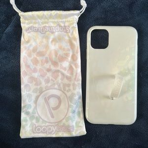 Loopy Case Opal Leopard Iridescent Edition, iPhone 11/Xr for 6.1” case